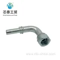 Hydraulic Hose Fittings Crimp 90 Degree Elbow Fittings